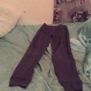 Purple Hanes pants